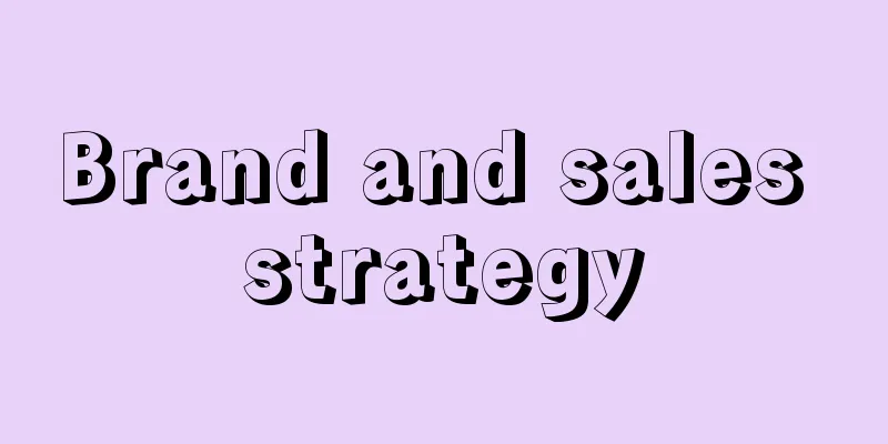 Brand and sales strategy