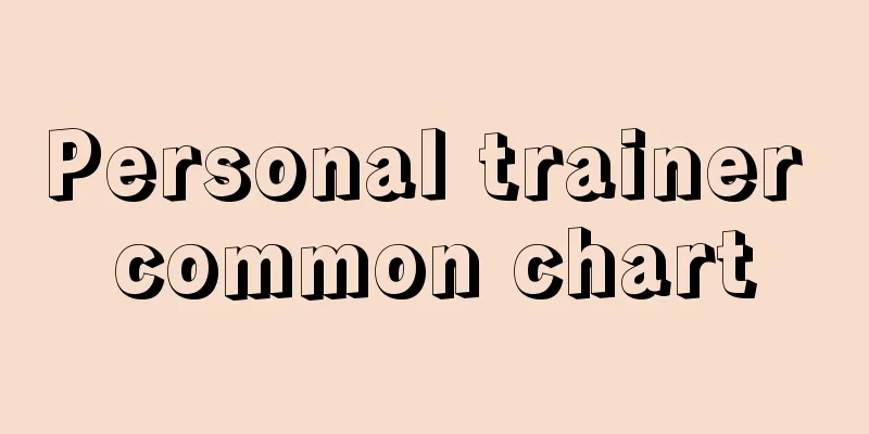 Personal trainer common chart