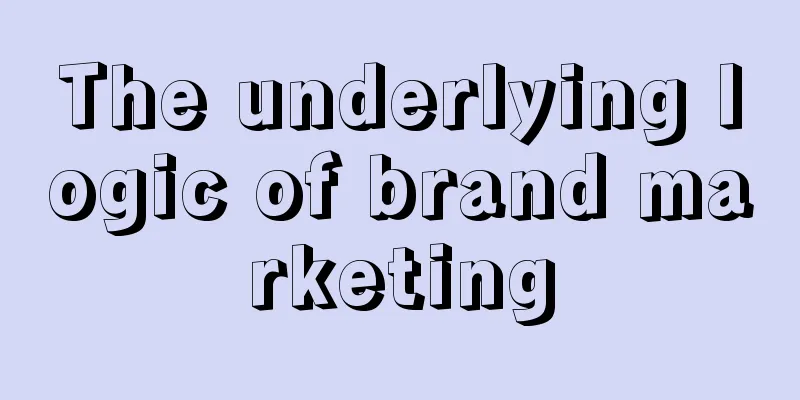 The underlying logic of brand marketing