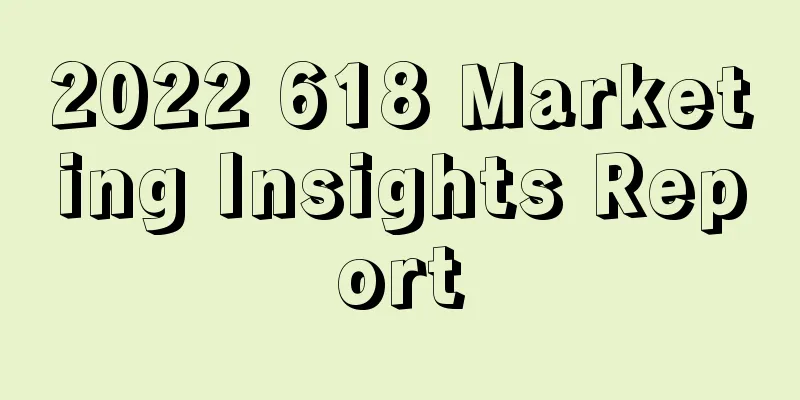 2022 618 Marketing Insights Report