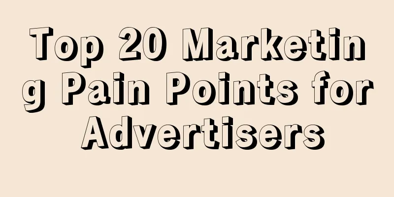 Top 20 Marketing Pain Points for Advertisers