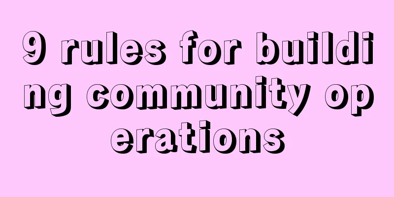 9 rules for building community operations