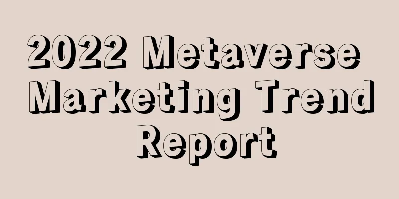 2022 Metaverse Marketing Trend Report