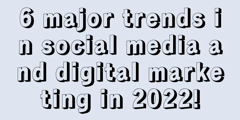 6 major trends in social media and digital marketing in 2022!