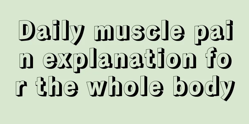 Daily muscle pain explanation for the whole body