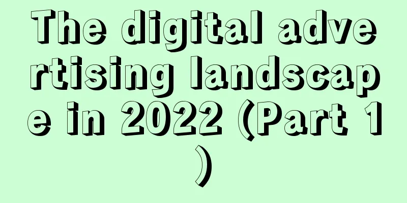 The digital advertising landscape in 2022 (Part 1)