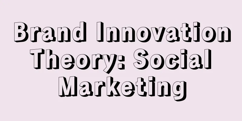 Brand Innovation Theory: Social Marketing