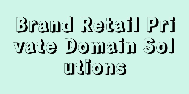 Brand Retail Private Domain Solutions