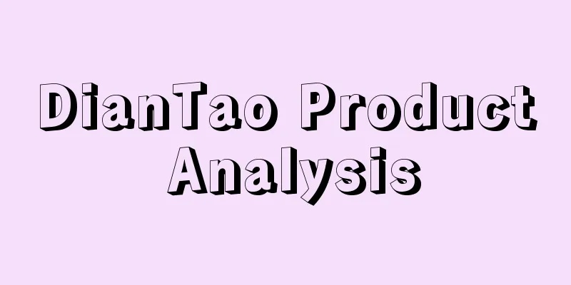 DianTao Product Analysis