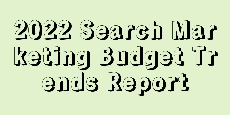 2022 Search Marketing Budget Trends Report