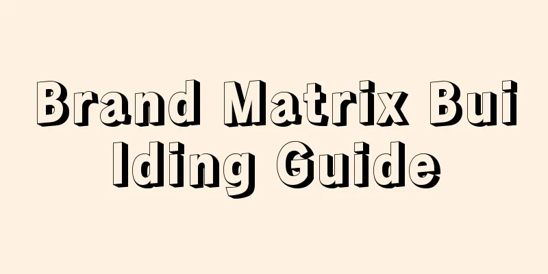 Brand Matrix Building Guide