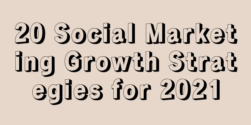 20 Social Marketing Growth Strategies for 2021