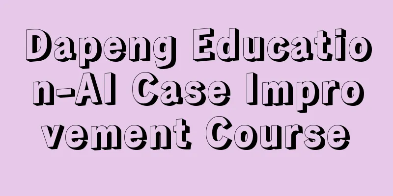 Dapeng Education-AI Case Improvement Course