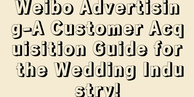 Weibo Advertising-A Customer Acquisition Guide for the Wedding Industry!