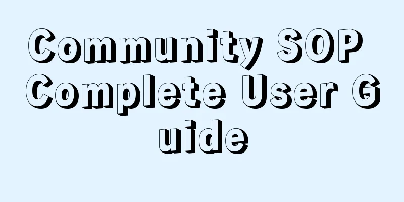 Community SOP Complete User Guide