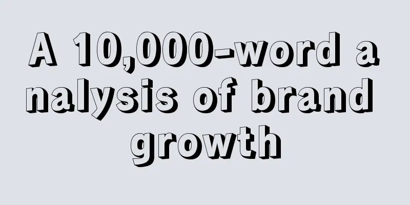 A 10,000-word analysis of brand growth