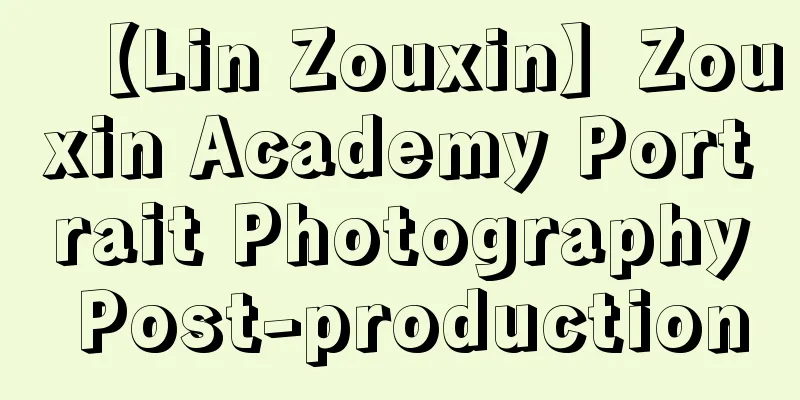 【Lin Zouxin】Zouxin Academy Portrait Photography Post-production