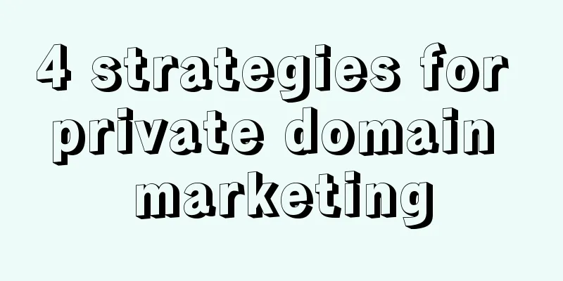 4 strategies for private domain marketing