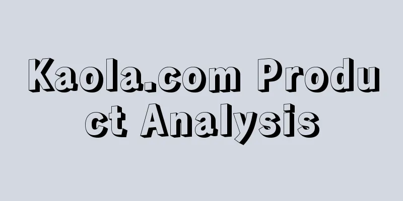 Kaola.com Product Analysis