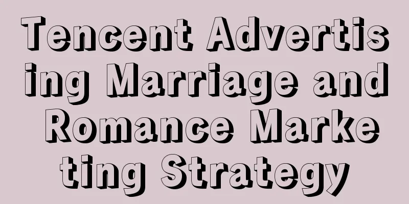 Tencent Advertising Marriage and Romance Marketing Strategy