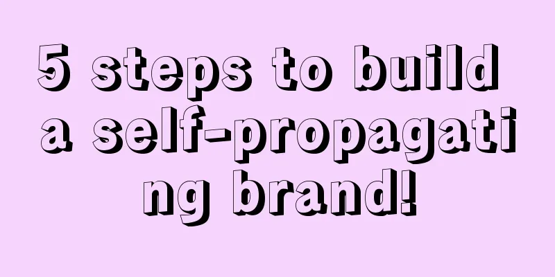 5 steps to build a self-propagating brand!