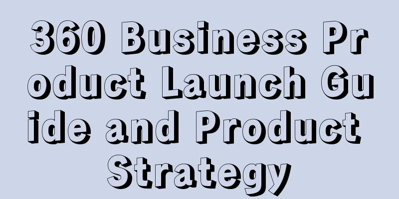 360 Business Product Launch Guide and Product Strategy