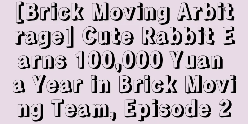 [Brick Moving Arbitrage] Cute Rabbit Earns 100,000 Yuan a Year in Brick Moving Team, Episode 2