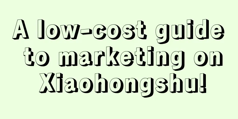 A low-cost guide to marketing on Xiaohongshu!