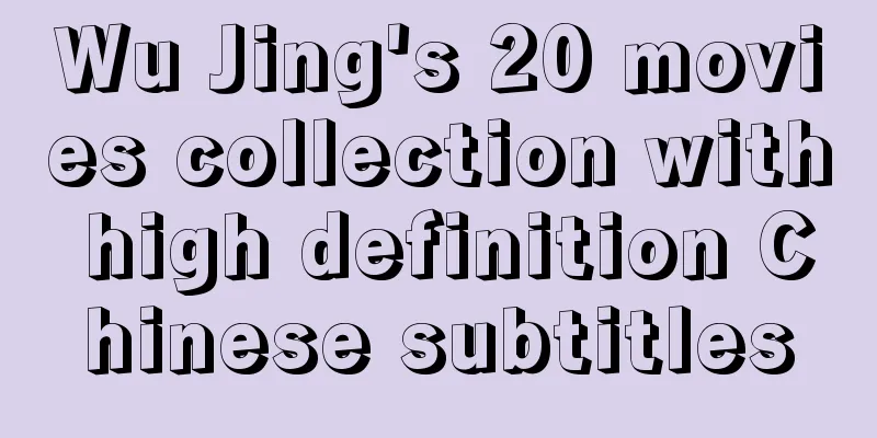 Wu Jing's 20 movies collection with high definition Chinese subtitles