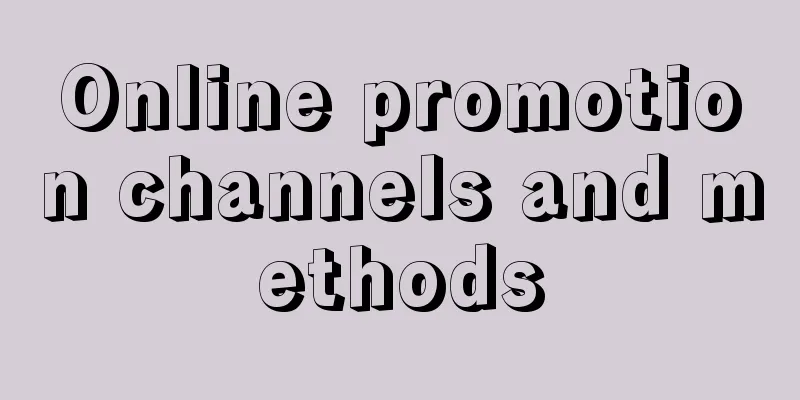 Online promotion channels and methods