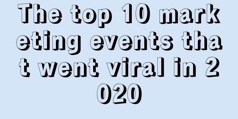 The top 10 marketing events that went viral in 2020