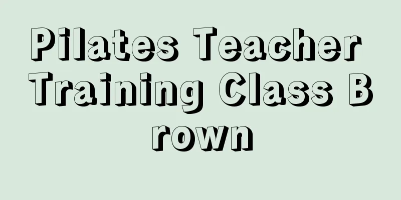 Pilates Teacher Training Class Brown