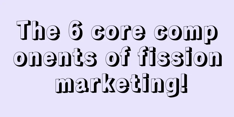 The 6 core components of fission marketing!