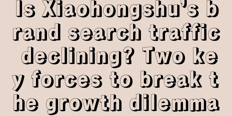 Is Xiaohongshu’s brand search traffic declining? Two key forces to break the growth dilemma