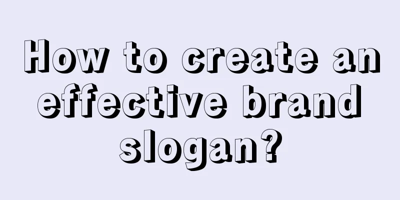 How to create an effective brand slogan?