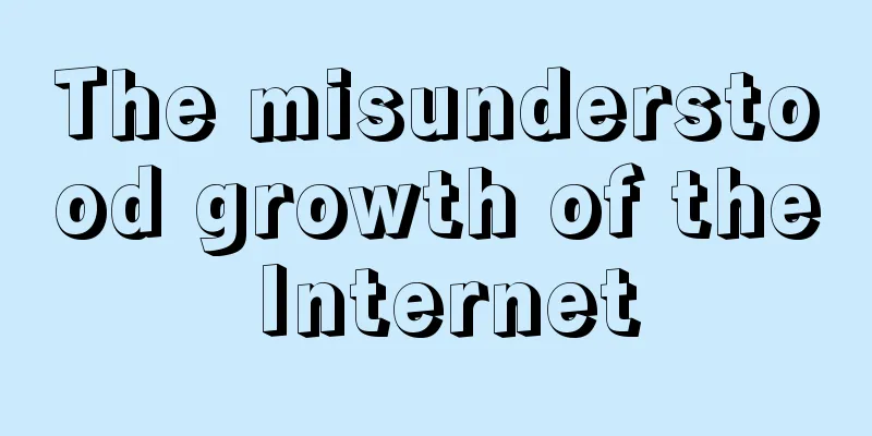 The misunderstood growth of the Internet