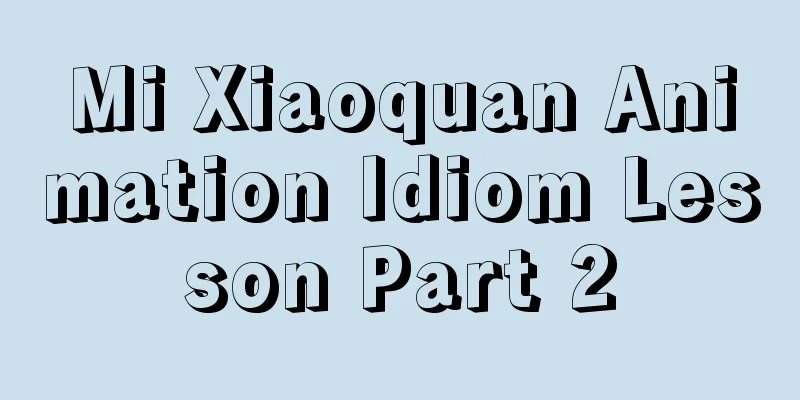 Mi Xiaoquan Animation Idiom Lesson Part 2