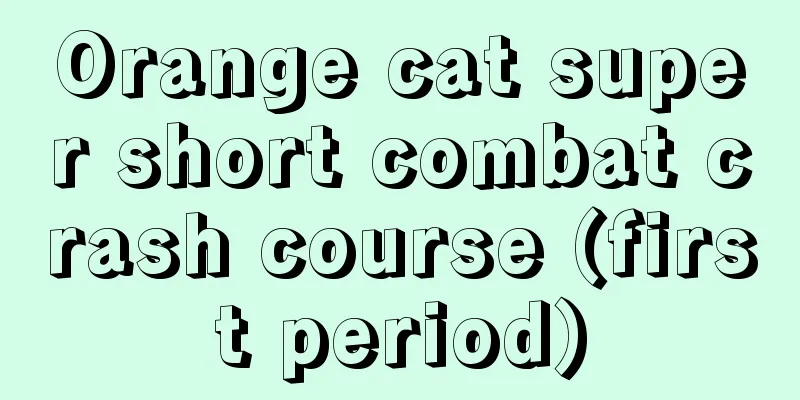 Orange cat super short combat crash course (first period)