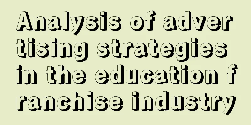 Analysis of advertising strategies in the education franchise industry