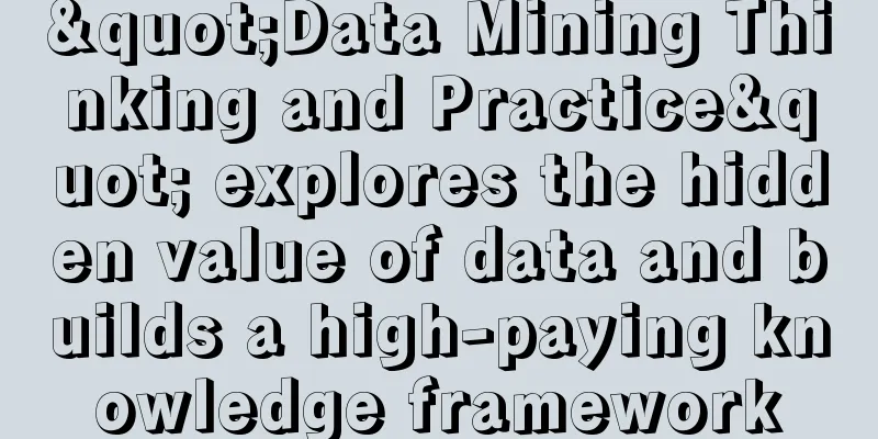 "Data Mining Thinking and Practice" explores the hidden value of data and builds a high-paying knowledge framework