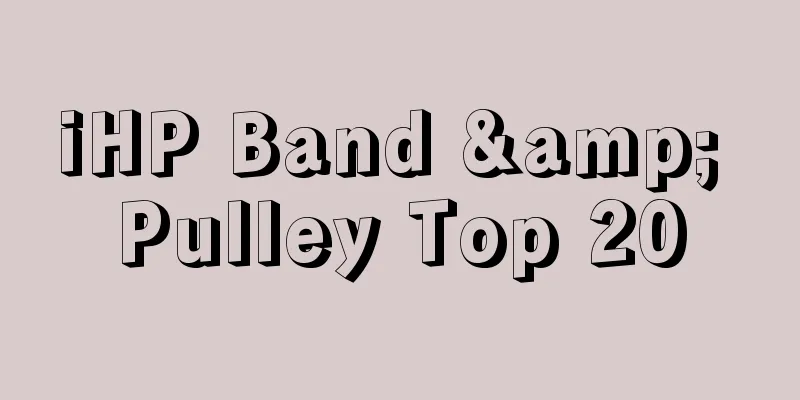 iHP Band & Pulley Top 20