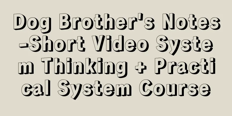 Dog Brother's Notes-Short Video System Thinking + Practical System Course