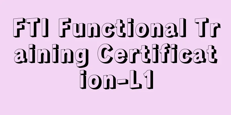 FTI Functional Training Certification-L1