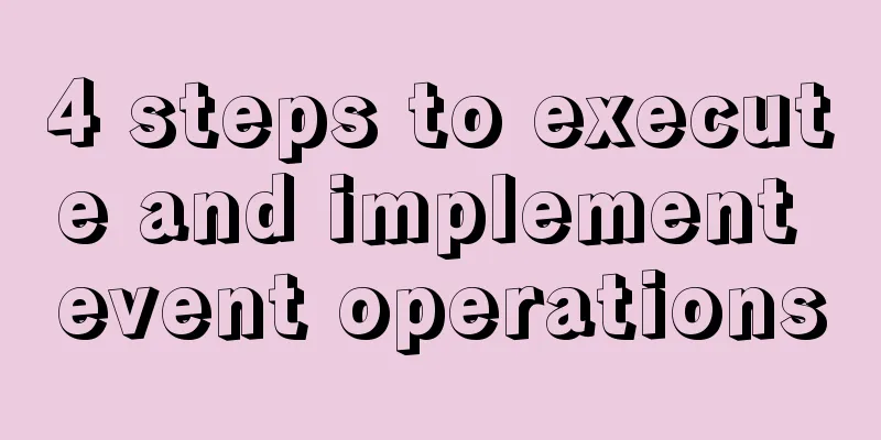 4 steps to execute and implement event operations