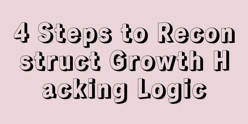 4 Steps to Reconstruct Growth Hacking Logic