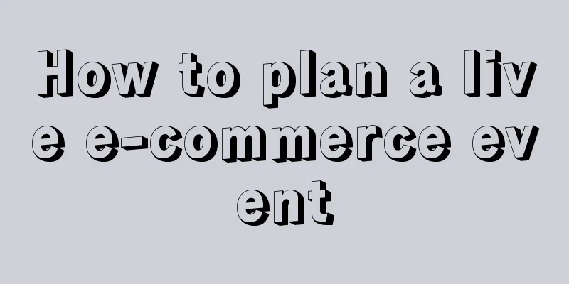 How to plan a live e-commerce event