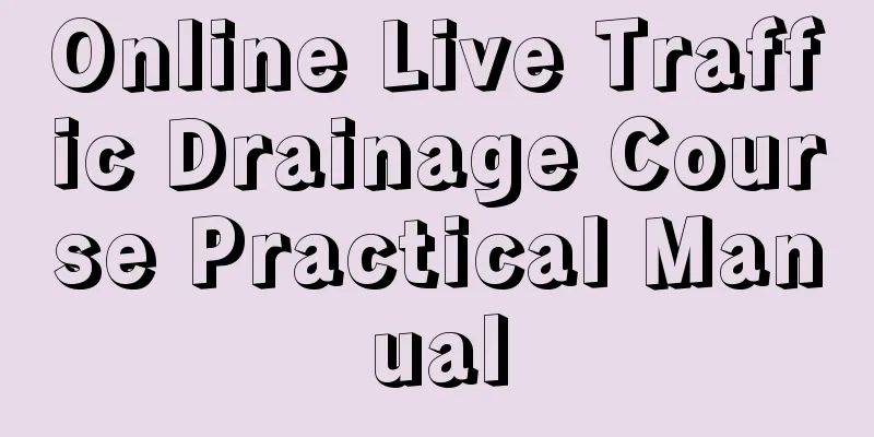 Online Live Traffic Drainage Course Practical Manual