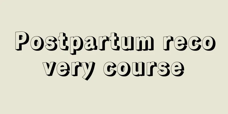 Postpartum recovery course