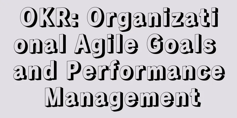 OKR: Organizational Agile Goals and Performance Management