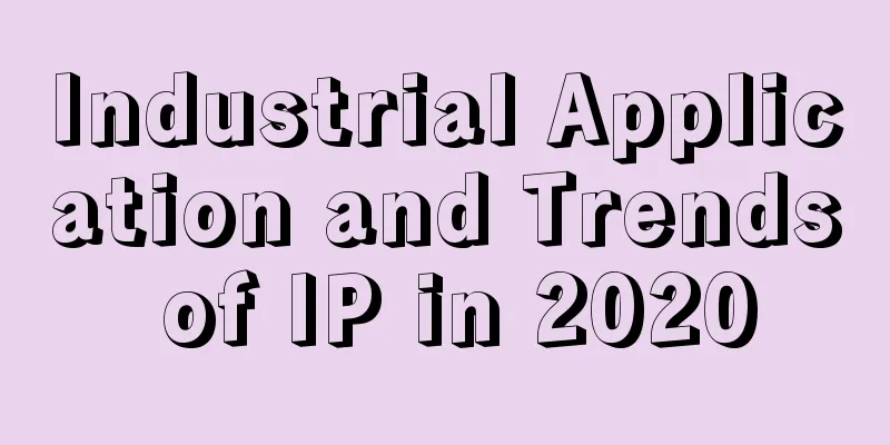 Industrial Application and Trends of IP in 2020